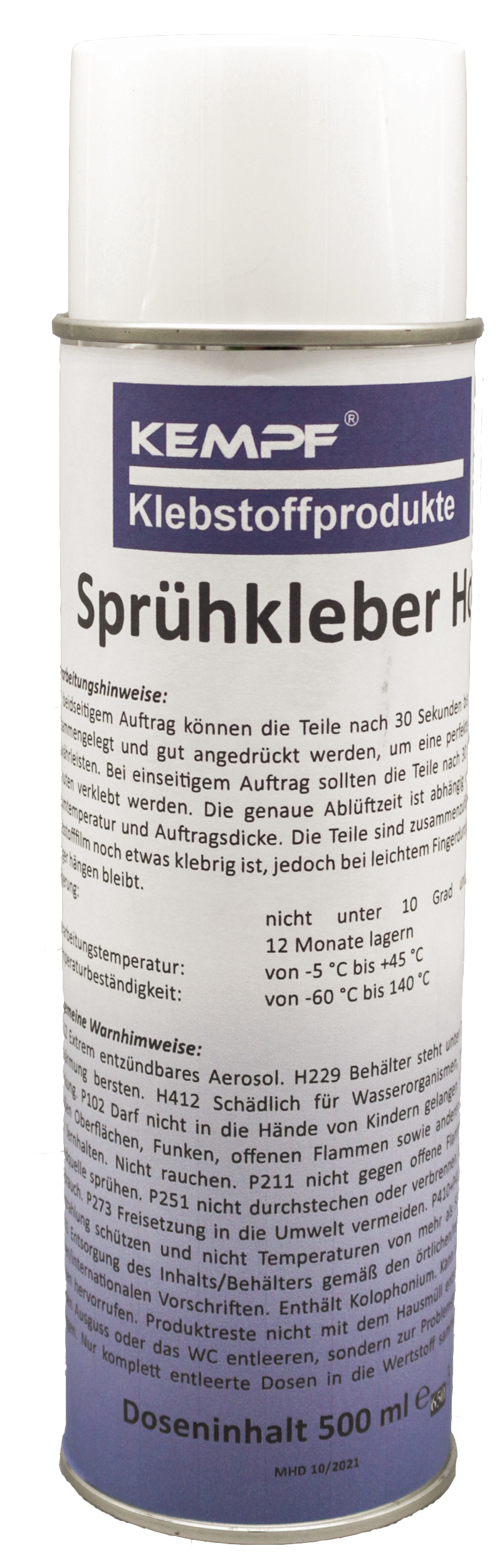 Spruehkleber-kempf KEMPF Sprühkleber HOT hitzestabil bis 140°C